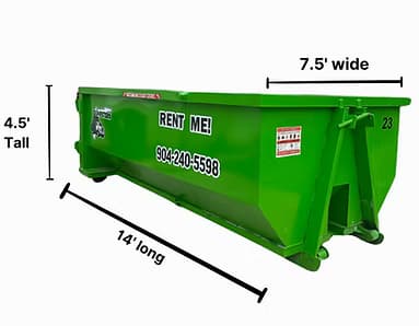 15 Yard Dumpster Rental Jacksonville FL