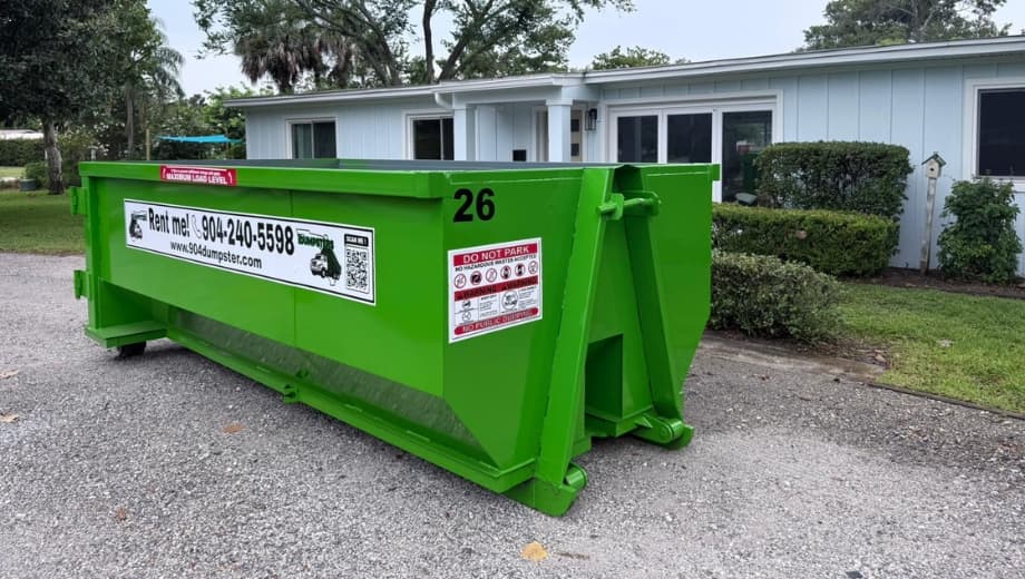 15 Yard Dumpster Rental Jacksonville FL